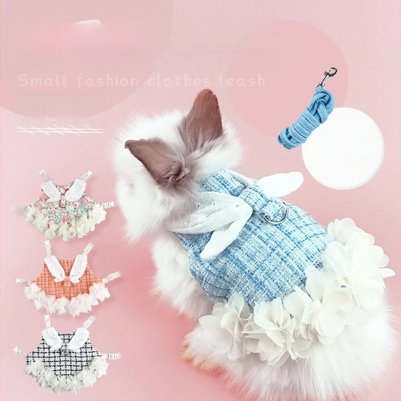Дрехи за домашни любимци за зайци, морски свинчета и кльощави зайци, малки ароматни каишки, дрехи за домашни любимци, търговия на едро с дрехи за зайци за излети