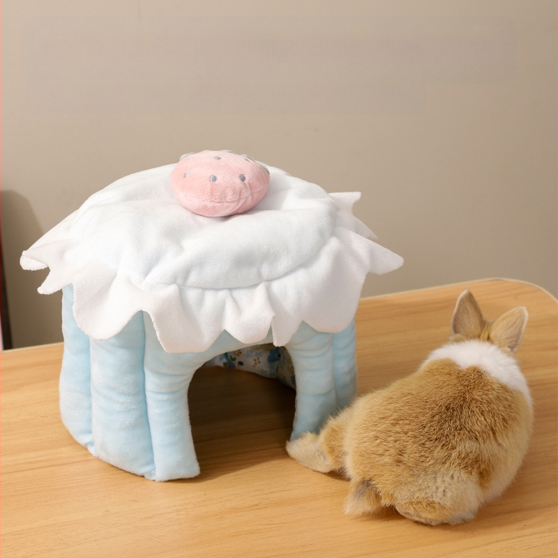 Du Laohani piiriülene hamstri varjupaik meriseale, tšintšiljale, küülikule, küülikupesa, meriseapesa, puuvillane pesa