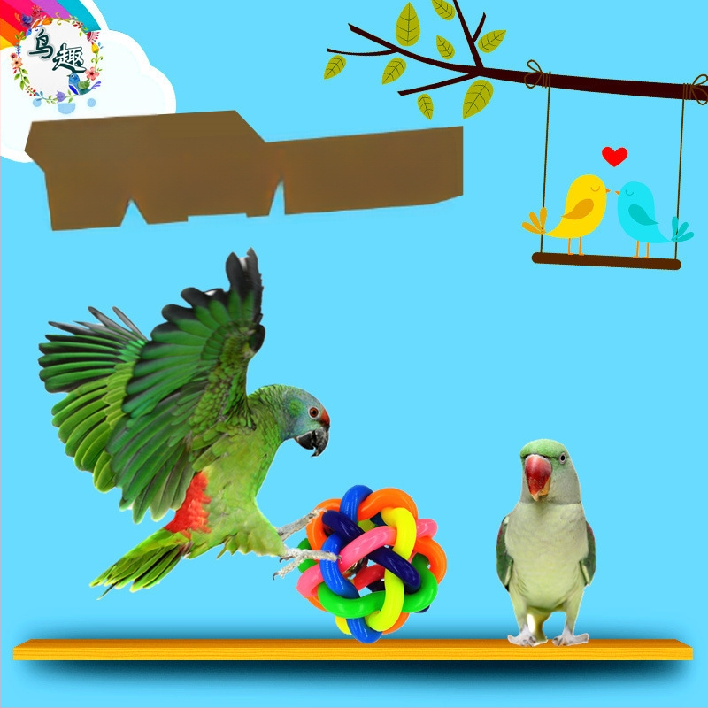 Papagoilindude mängupall/värvilise kella heli/treeningvahendid/väike/tiigri nahast pojeng Xuanfeng Starling Xuanfeng