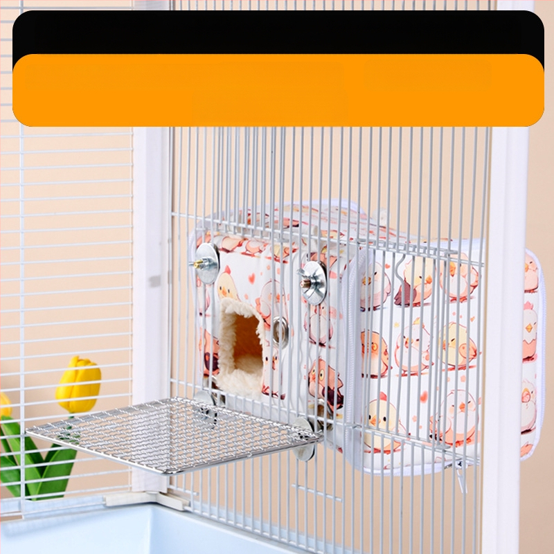 Chengxi papagáj meleg pamutfészek vastagított madárfészek madárház tigrisbőr bazsarózsa téli műtárgy papagájfészek madárfészek teljes kollekció