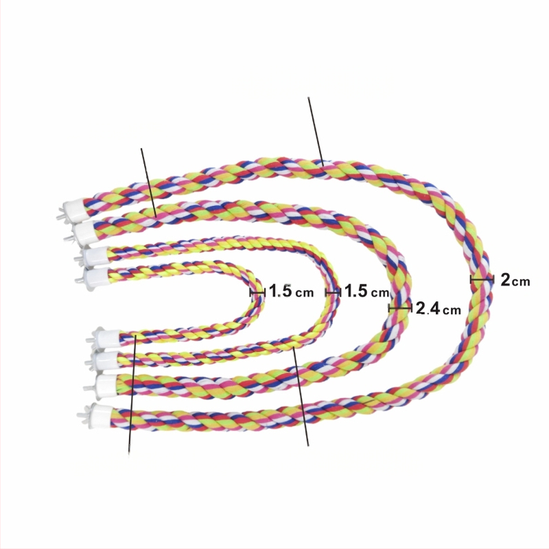 Medvilninės virvės stovas, pagaliukas, paukščių reikmenys, papūgos žaislai, tigro oda, Xuan Feng poilsio spalva, virvė, sulankstoma tarpinė, fiksuoto tipo