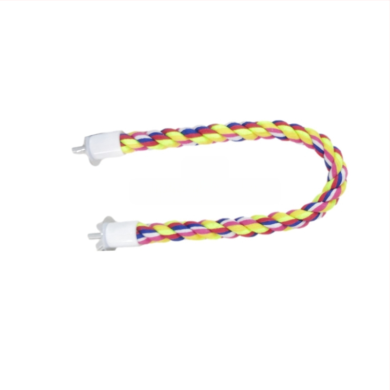 Medvilninės virvės stovas, pagaliukas, paukščių reikmenys, papūgos žaislai, tigro oda, Xuan Feng poilsio spalva, virvė, sulankstoma tarpinė, fiksuoto tipo