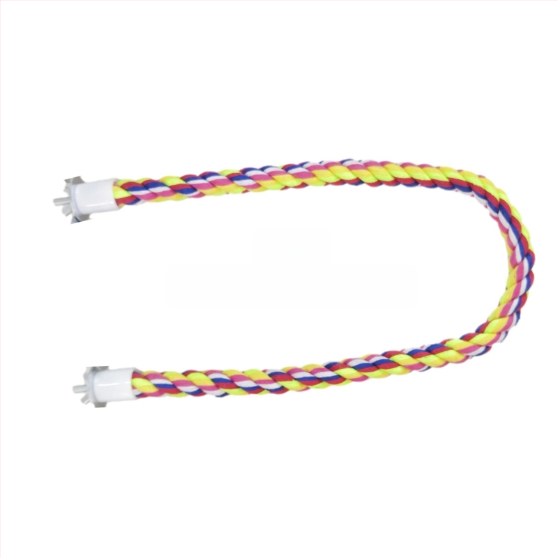 Medvilninės virvės stovas, pagaliukas, paukščių reikmenys, papūgos žaislai, tigro oda, Xuan Feng poilsio spalva, virvė, sulankstoma tarpinė, fiksuoto tipo