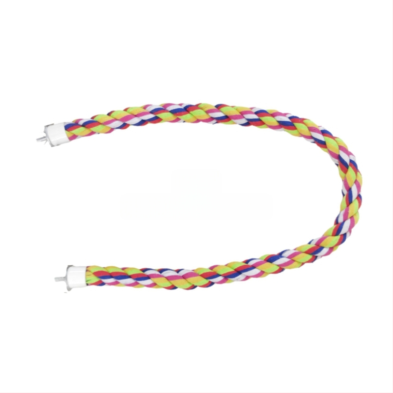 Medvilninės virvės stovas, pagaliukas, paukščių reikmenys, papūgos žaislai, tigro oda, Xuan Feng poilsio spalva, virvė, sulankstoma tarpinė, fiksuoto tipo