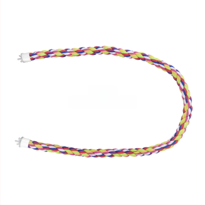 Medvilninės virvės stovas, pagaliukas, paukščių reikmenys, papūgos žaislai, tigro oda, Xuan Feng poilsio spalva, virvė, sulankstoma tarpinė, fiksuoto tipo