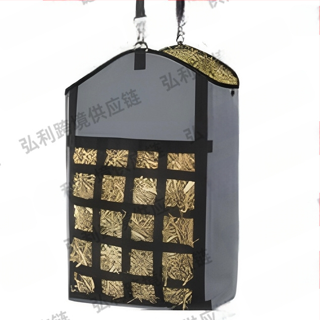 Kis széna- és gyomtároló táska lovaknak, Oxford szövetből készült kopásálló szalmazsák, szénazsák, szalmazsák kisállatoknak