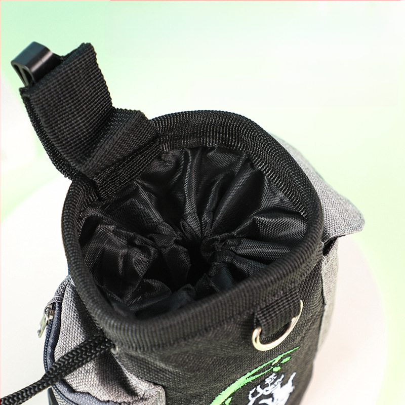 Lemmiklooma treeningkott Professionaalne koerte treeningkott vööle Koerte jalutamiseks mõeldud treeningvahendite kott Koeratoidukott Kaasaskantav koeratoidukott