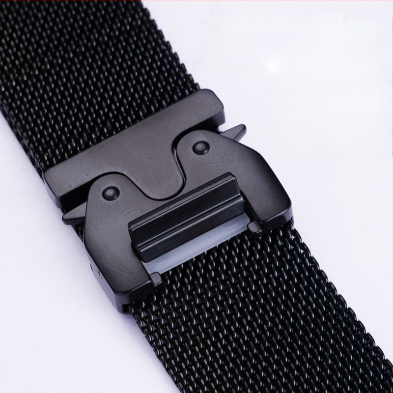 Apple Watch Strap S11 hivatalos új milánói esernyőcsat rozsdamentes acél S10 szíjhoz alkalmas