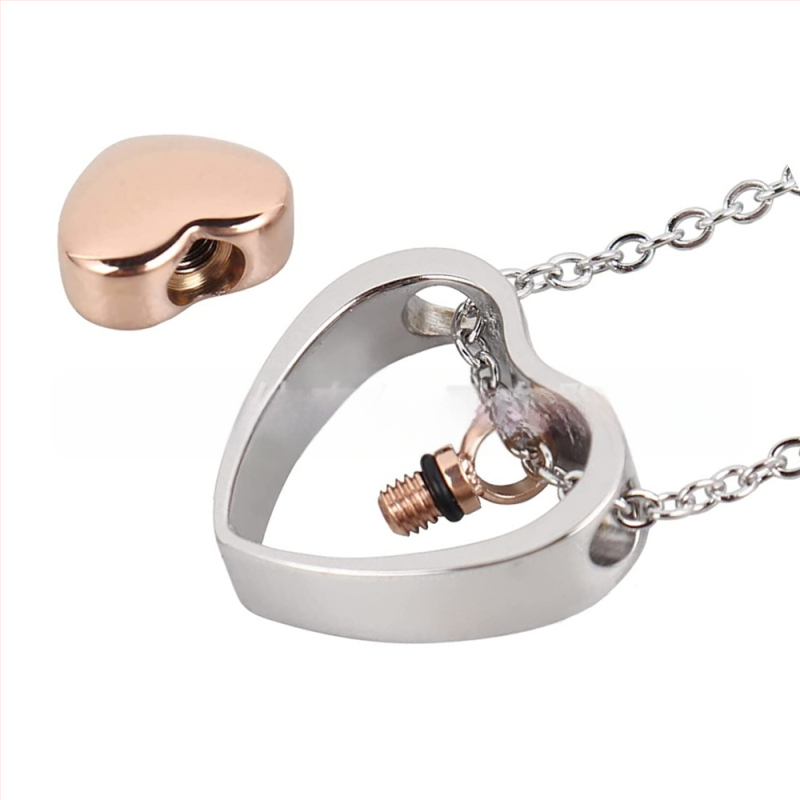 Piiriülesed ehted sugulastele Tuha ripatsiga kaelakee, õõnes südamekujuline, enimmüüdud loominguline ehe urni kaelakee