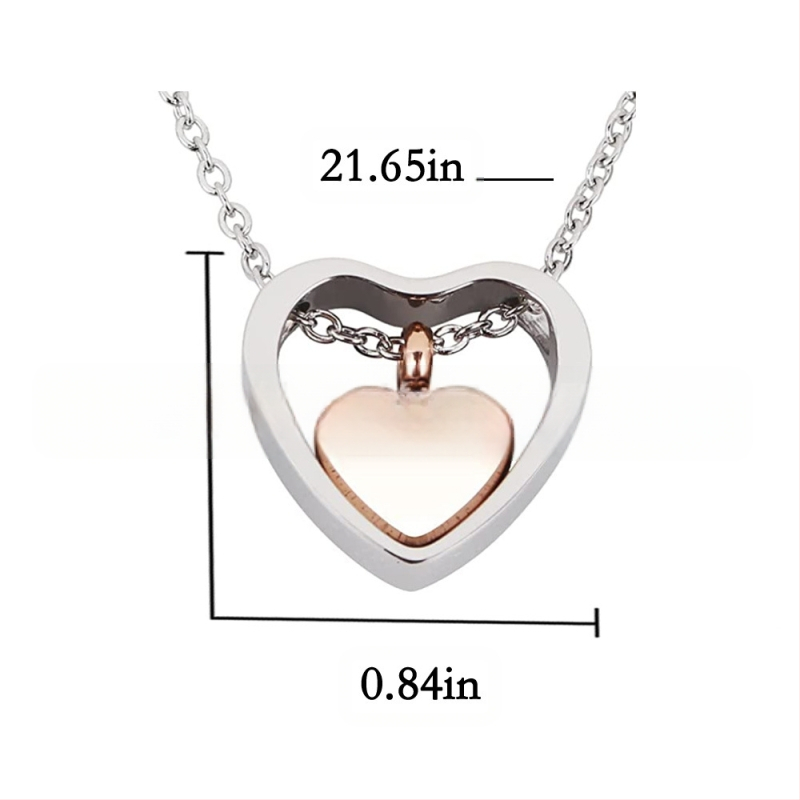 Piiriülesed ehted sugulastele Tuha ripatsiga kaelakee, õõnes südamekujuline, enimmüüdud loominguline ehe urni kaelakee