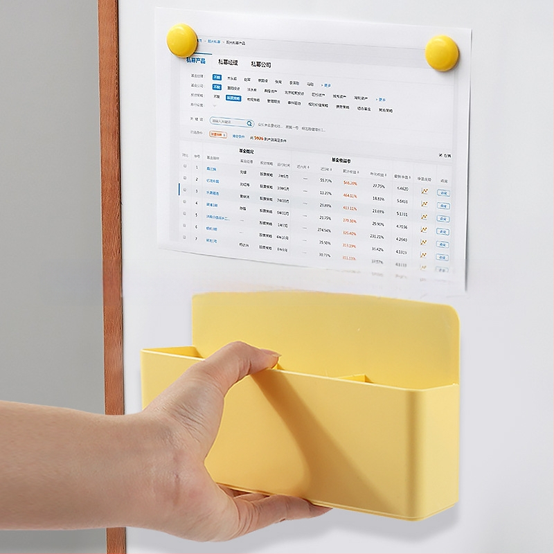 Vairumtirdzniecības magnētiskā uzglabāšanas kaste, liela ABS materiāla daudzfunkcionāla tāfele, krīta korpuss, magnētiskā tāfele, kancelejas preču kaste
