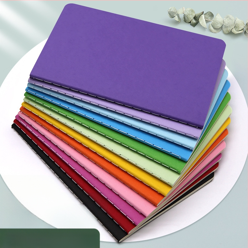 A6 värviline märkmik lihtne kaasaskantav märkmik vikerkaareõmblus see auto tasku see laos komplekt hulgimüük hulgimüük