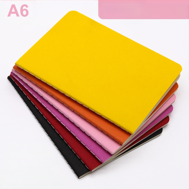 A6 värviline märkmik lihtne kaasaskantav märkmik vikerkaareõmblus see auto tasku see laos komplekt hulgimüük hulgimüük