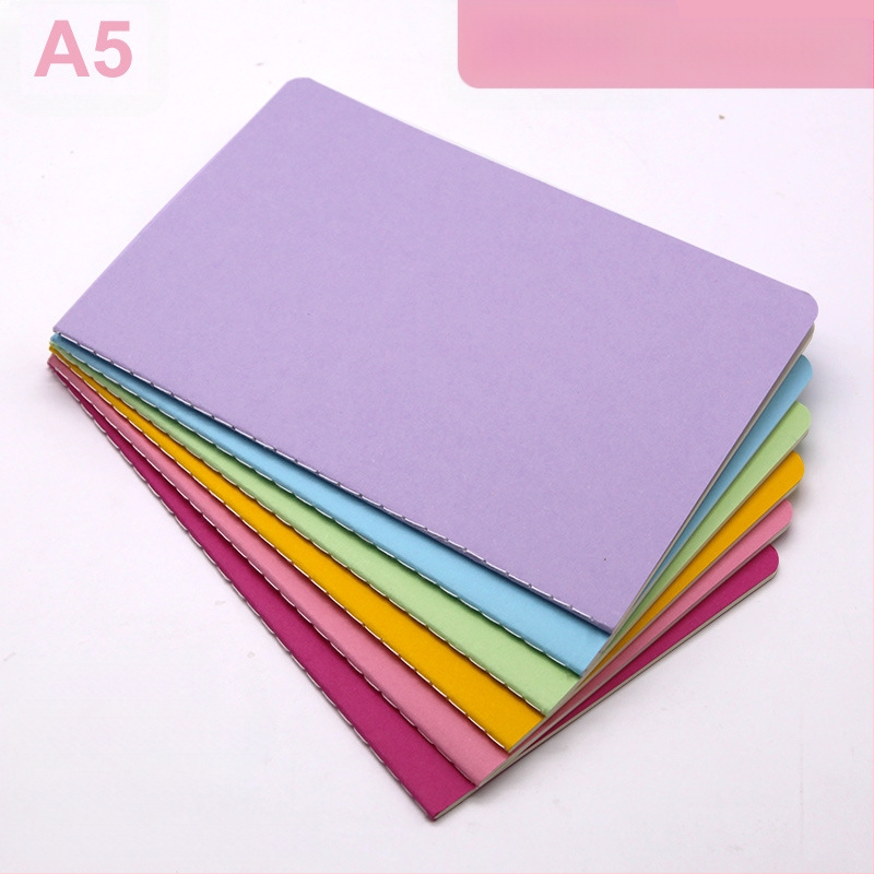 A6 värviline märkmik lihtne kaasaskantav märkmik vikerkaareõmblus see auto tasku see laos komplekt hulgimüük hulgimüük