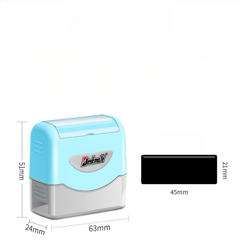 Desmei KL1444 gaismjutīga zīmoga materiāla vairumtirdzniecības rūpnīcas bērnudārza skolas bērnu drēbju nosaukuma zīmogs