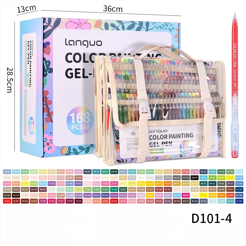 Sinise puuvilja käsiraamatu pliiatsikomplekt 168 värvi Suure mahutavusega käsiraamatu markeriga maalimispliiats Neutraalne pliiats Põhivärvi pliiats