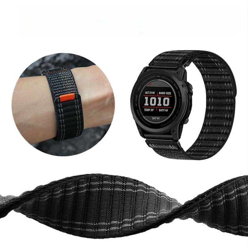 20/22/26 mm-es gyorskioldású, vad erősségű Jiaming fenix8/7/6/E/7X/7S sorozatú nejlonszíj nagykereskedelemben