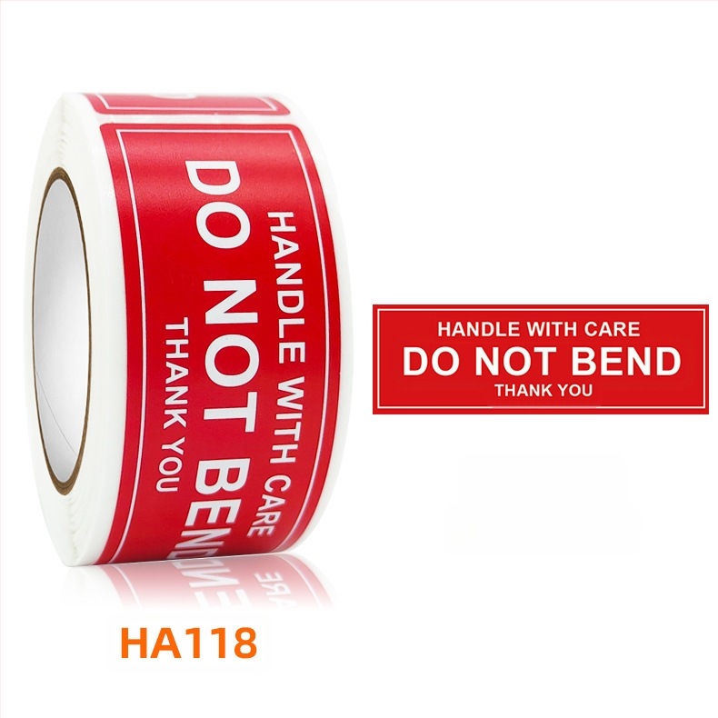 TÖRÉKENY matricák, óvatosan kezelendő, ne nyomkodja, ne ejtse le, figyelmeztető táblák, öntapadós címkék, tekercses matricák