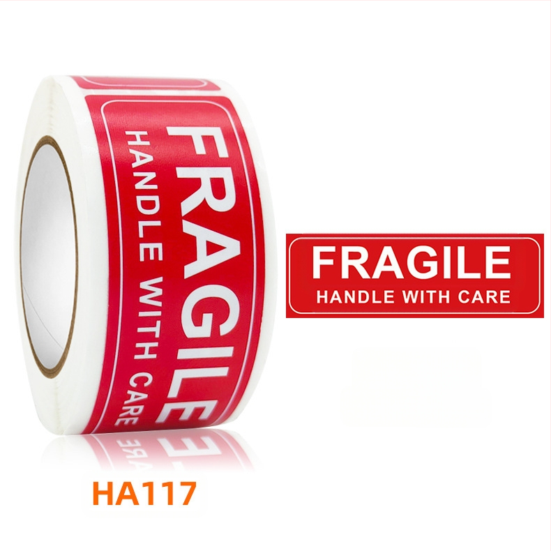 TÖRÉKENY matricák, óvatosan kezelendő, ne nyomkodja, ne ejtse le, figyelmeztető táblák, öntapadós címkék, tekercses matricák