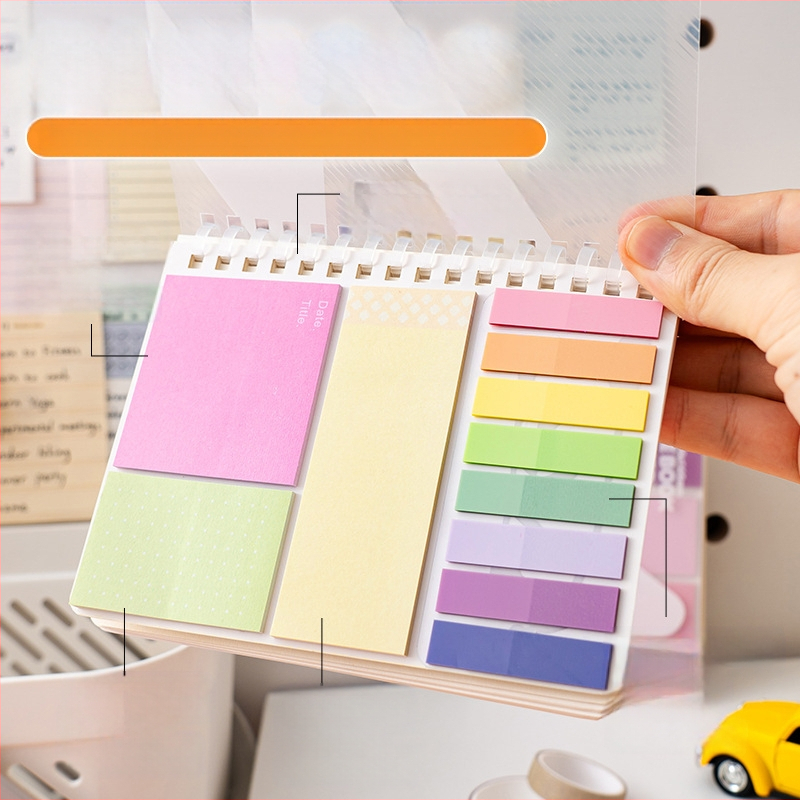 ISN Wind Expansion Post-it kleepuv kleebis üliõpilastele, kes peavad sooritama magistriõppe sisseastumiseksami, erksavärviline lihtne Post-it kleebis, lahtised lehed