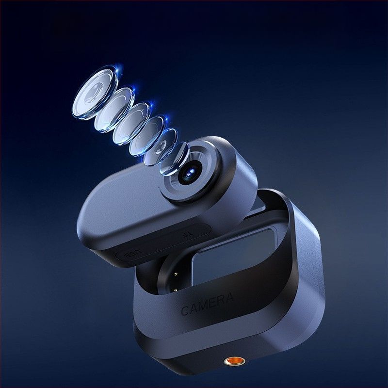 Nešiojama dviračių sporto kamera su magnetiniais šarvais, skirta nykščio fiksavimui, 1080P sportinei kamerai, nešiojama susitikimų įrašų stebėjimui.