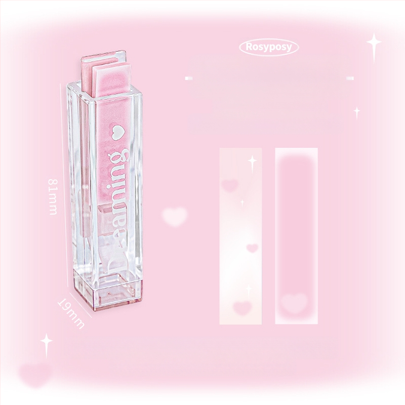 RosyPosy pehme loominguline huuleläige indekskleebis, värviline lemmikloomade Post-it kleebis, kaasaskantav märkmemarker ja kleebised