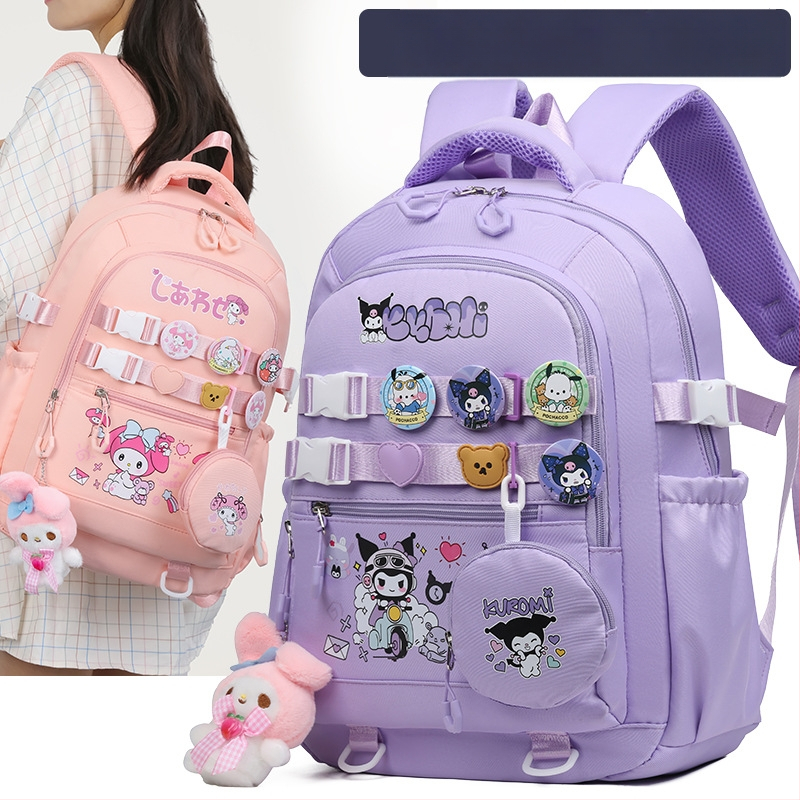 Uus stiilne multifunktsionaalne suure mahutavusega õpilaskoolikott keskkooli tüdrukutele, mitme sektsiooniga katuseharja kaitsega seljakott, universaalne vabaaja seljakott