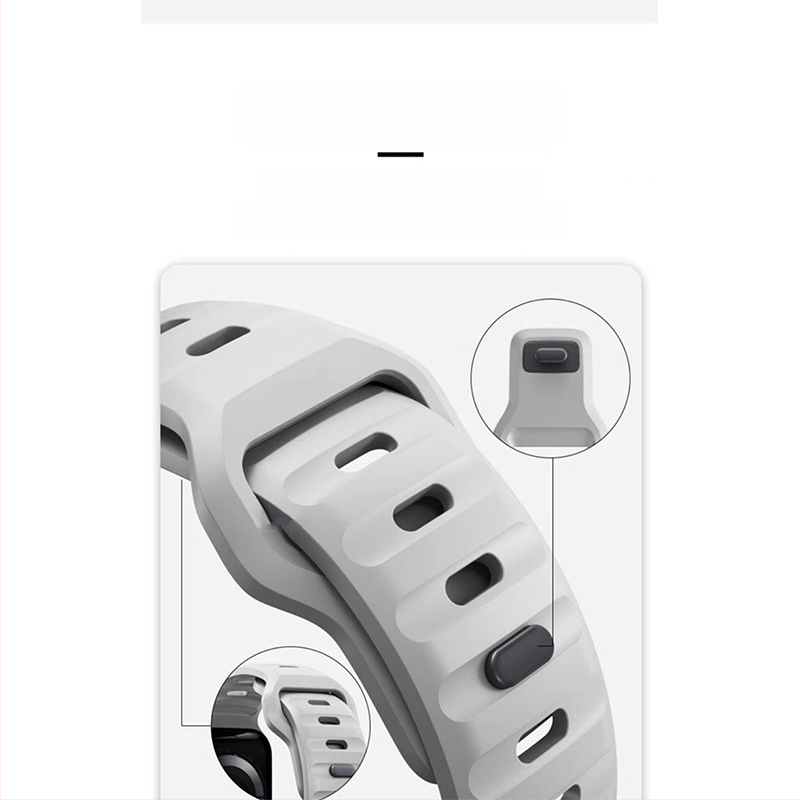 Sobib Apple Watch 38/42 kandilise pandlaga silikoonist kontrastse ülikerge rihmaga, tootja poolt laos