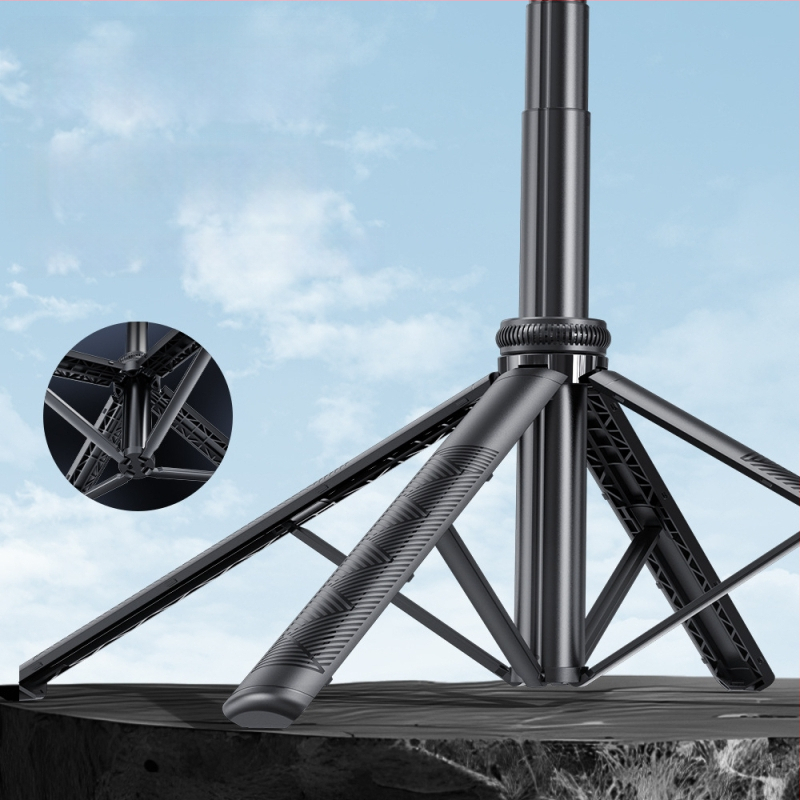 PTZ sekimo artefaktas C17 asmenukių lazdelė veido sekimas su apsauga nuo drebėjimo, ištraukiamas mobiliojo telefono laikiklis, pilnai automatinis sekimo lazdelė