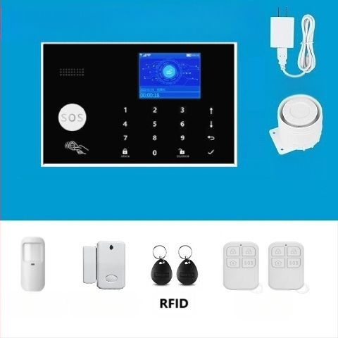 Алармена система против кражба, инфрачервен сензор за човешко тяло, домакинска, търговска, сензор за врати и прозорци, WIFI дистанционна аларма против кражба