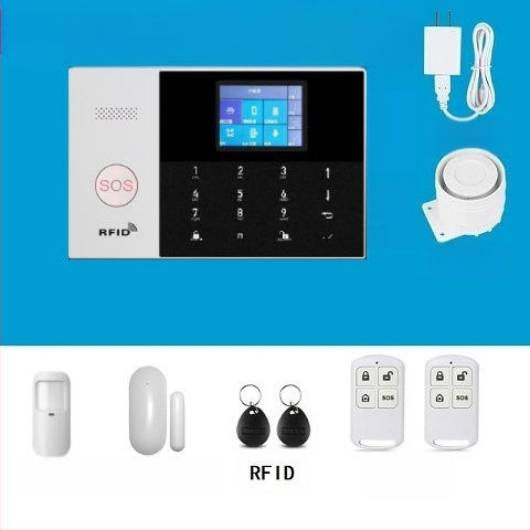 Алармена система против кражба, инфрачервен сензор за човешко тяло, домакинска, търговска, сензор за врати и прозорци, WIFI дистанционна аларма против кражба