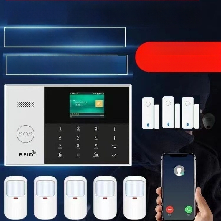 Алармена система против кражба, инфрачервен сензор за човешко тяло, домакинска, търговска, сензор за врати и прозорци, WIFI дистанционна аларма против кражба