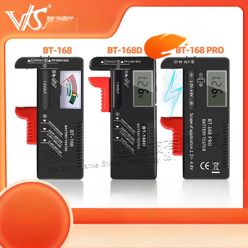 Baterijos įkrovos testeris su skaitmeniniu ekranu BT-168D gali matuoti Nr. 5 ir Nr. 7 įkraunamas baterijas