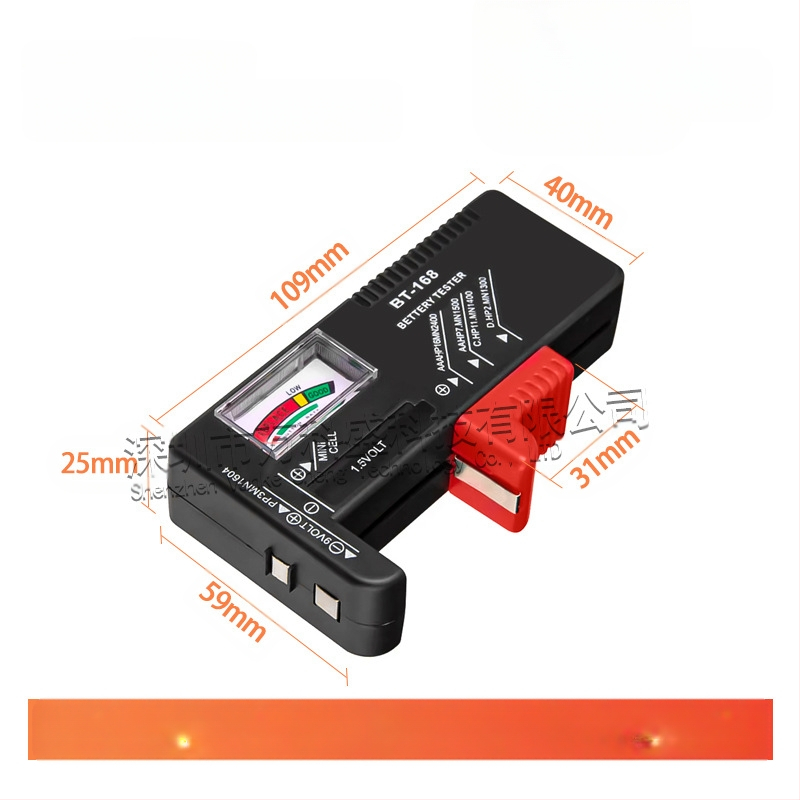 Baterijos įkrovos testeris su skaitmeniniu ekranu BT-168D gali matuoti Nr. 5 ir Nr. 7 įkraunamas baterijas