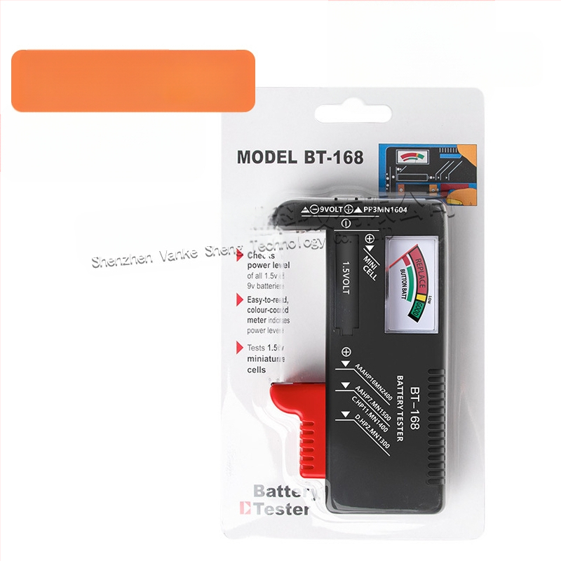 Baterijos įkrovos testeris su skaitmeniniu ekranu BT-168D gali matuoti Nr. 5 ir Nr. 7 įkraunamas baterijas