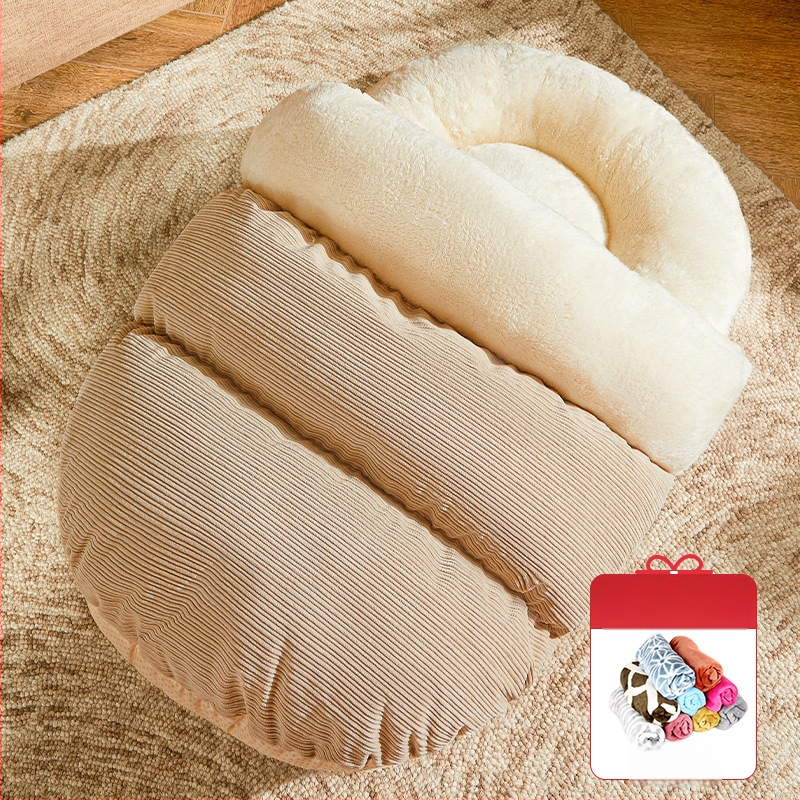 Kućica za pse, sofa za spavanje, potpuno zatvorena prostirka za spavanje plišanih ljubimaca za male i srednje pse, krevet za mačke, tvornica veleprodaje prekogranične veleprodaje