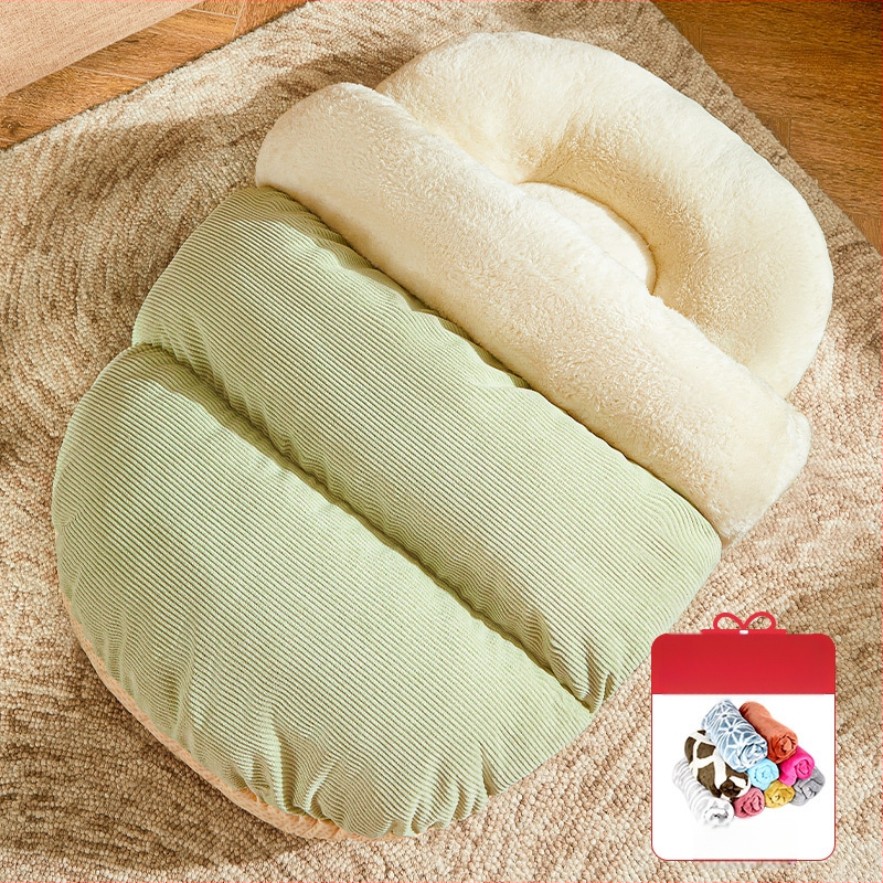 Kućica za pse, sofa za spavanje, potpuno zatvorena prostirka za spavanje plišanih ljubimaca za male i srednje pse, krevet za mačke, tvornica veleprodaje prekogranične veleprodaje