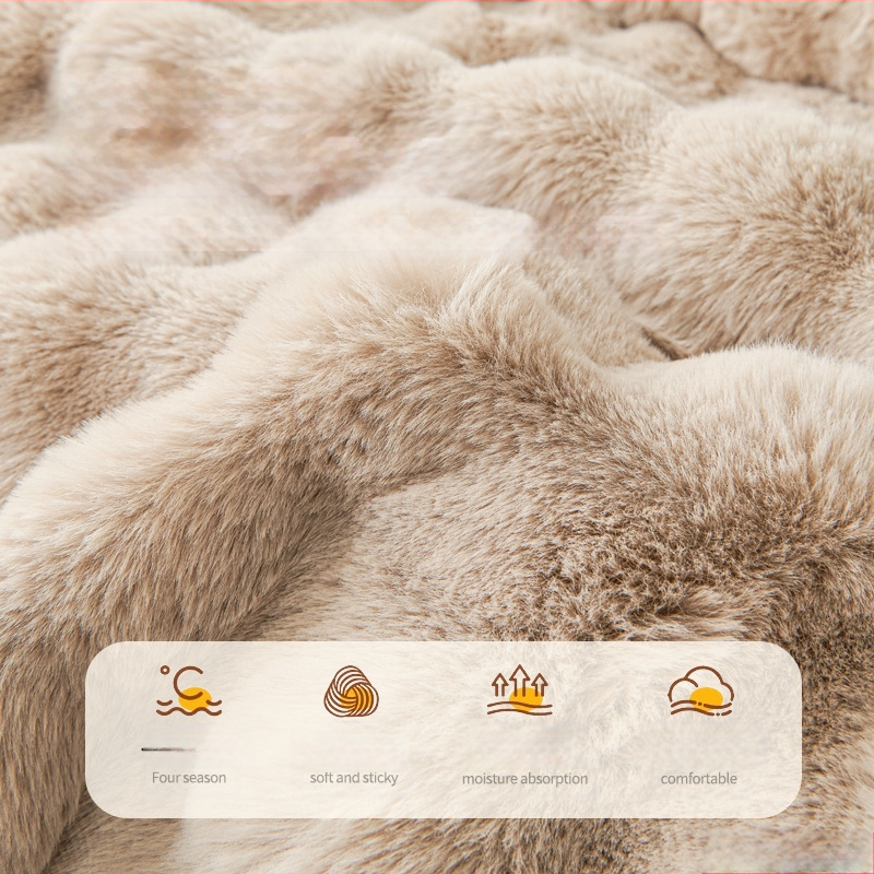 Piiriülene küüliku sametist uus koeramatt talvine paksendatud soe libisemisvastane lemmikloomamatt kassikennel koerakennel