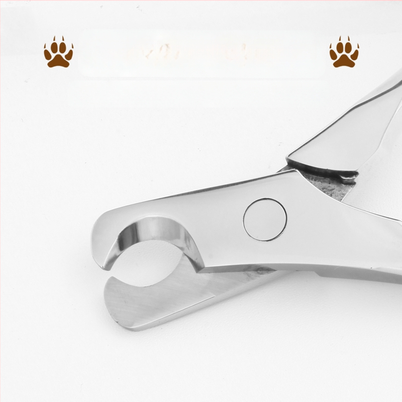 Universalios nagų kirpimo mašinėlės augintiniams, katėms, žirklės šunims, nerūdijančio plieno, pusmėnulio formos, be kraujo linijos