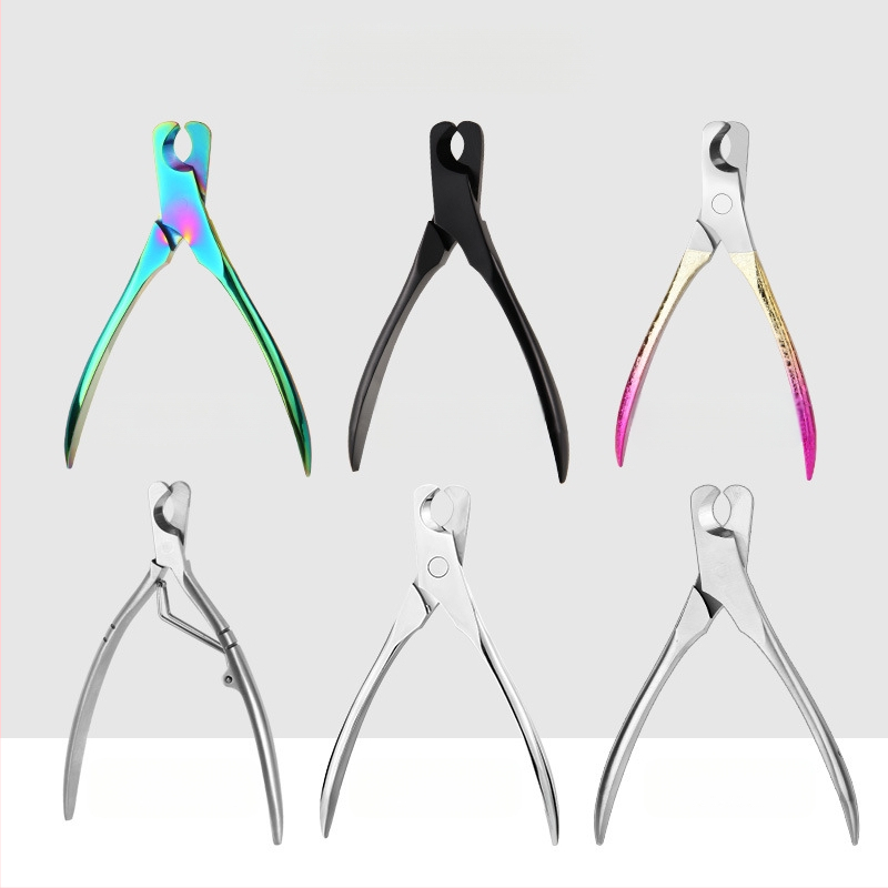 Universalios nagų kirpimo mašinėlės augintiniams, katėms, žirklės šunims, nerūdijančio plieno, pusmėnulio formos, be kraujo linijos