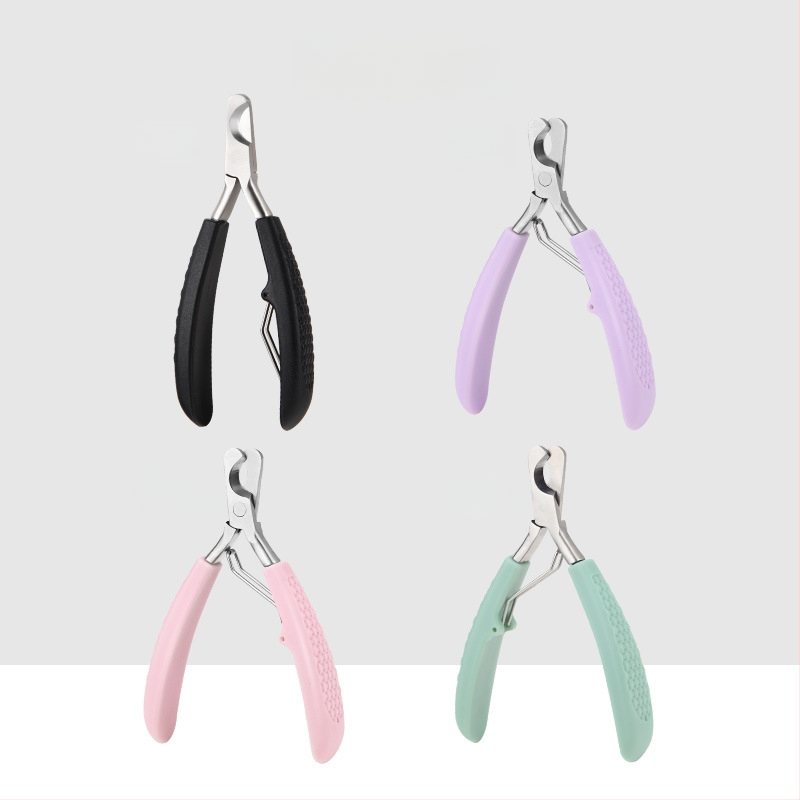 Universalios nagų kirpimo mašinėlės augintiniams, katėms, žirklės šunims, nerūdijančio plieno, pusmėnulio formos, be kraujo linijos