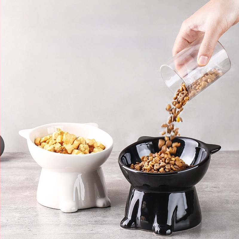 Clove kassikauss, keraamiline lemmikloomale integreeritud kassikauss, kassikauss, koerakauss, ümberminekuvastane, must kass