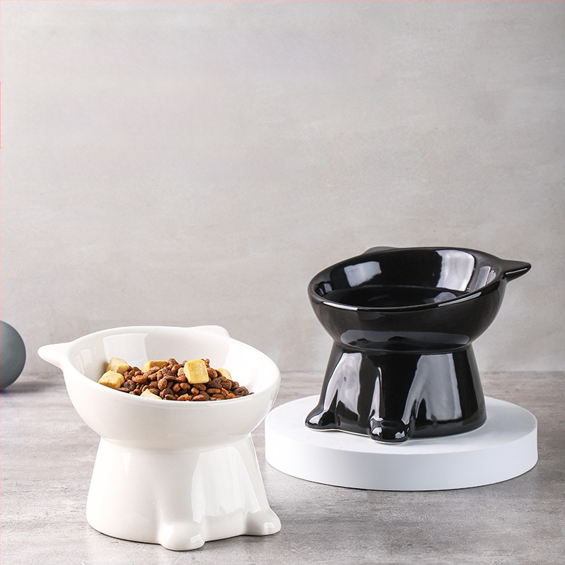 Clove kassikauss, keraamiline lemmikloomale integreeritud kassikauss, kassikauss, koerakauss, ümberminekuvastane, must kass