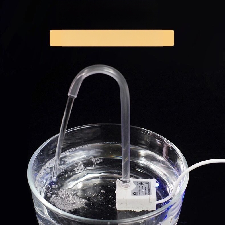 Stalinis akvariumas su USB zen tipo žirgų akvariumu augintiniams, mažo srauto, vėžlių akvariumas mokiniams, kraštovaizdžio vandens pompa, mažas vandens pompos akvariumas