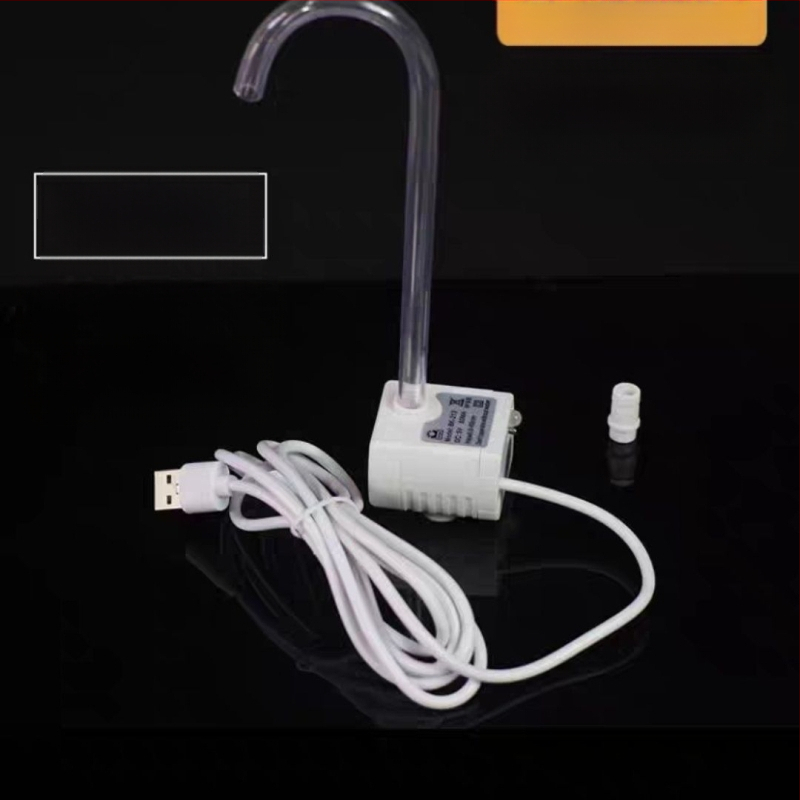 Stalinis akvariumas su USB zen tipo žirgų akvariumu augintiniams, mažo srauto, vėžlių akvariumas mokiniams, kraštovaizdžio vandens pompa, mažas vandens pompos akvariumas