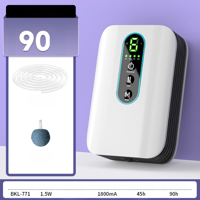 BAKALE naujas USB deguonies pompa deguonies namams, žuvims, automobiliams, aeratoriams, lauko žvejybai, ličio baterija