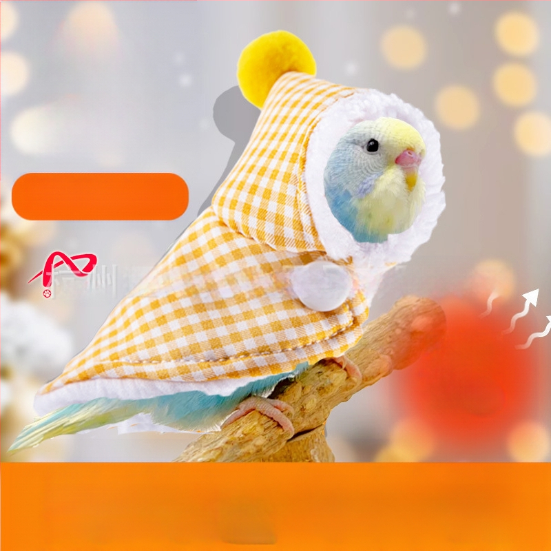 „Lynu“ naminių paukščių rudens ir žiemos sustorinti šilti drabužiai, papūgos šiltas žieminis apsiaustas, lengvas ir kramtomas apsiaustas nuo skraidymo