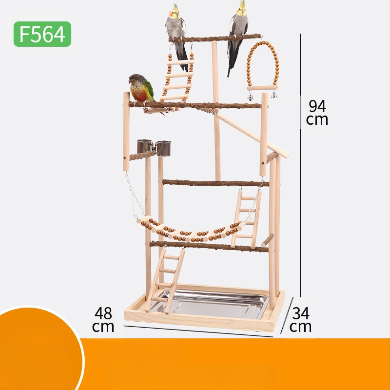 Papagoi suur mängualus, papagoi treeningalus, mänguväljaku alus, ronimisredel, kiik, linnumänguasi