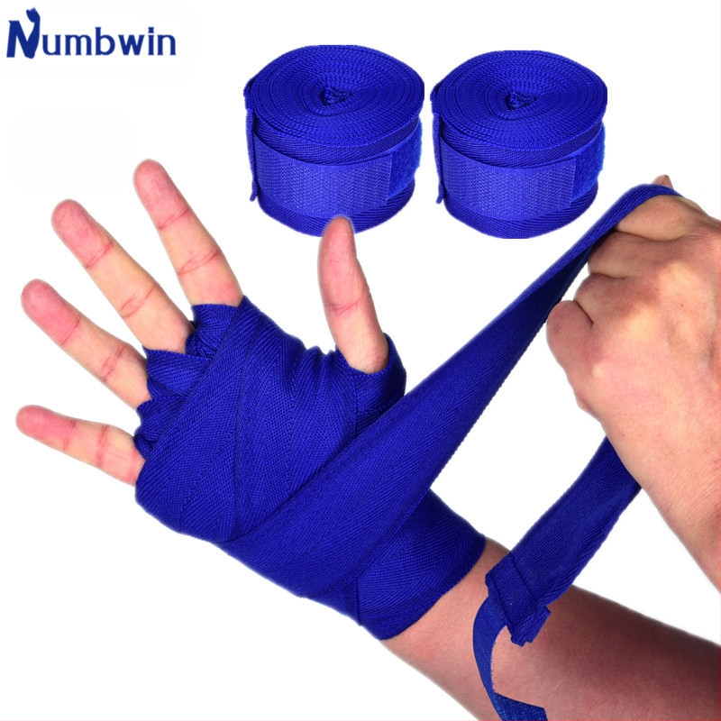 Tehase hulgimüügist 3 m mikroelastne ühevärviline puuvillane poksiside Muay Thai Sanda võitlussidemetele piiriülene käerihm