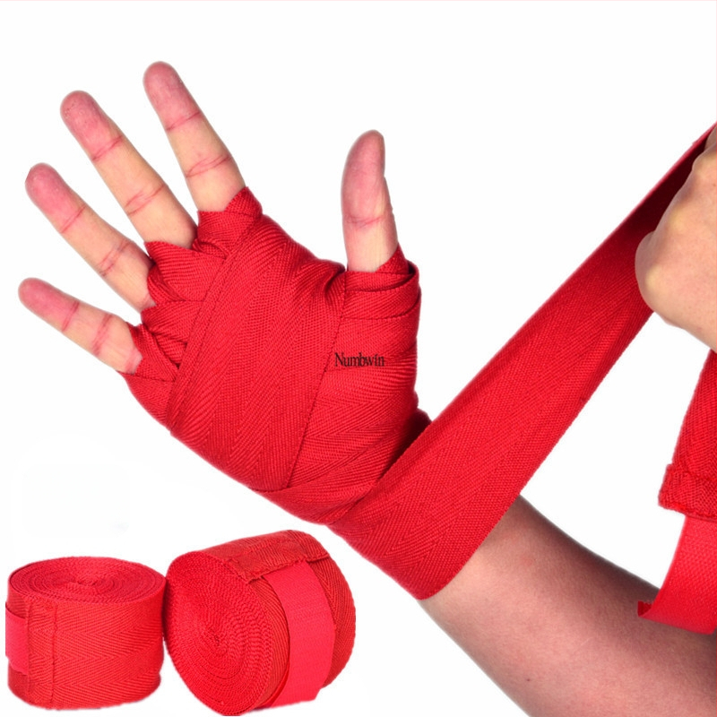 Tehase hulgimüügist 3 m mikroelastne ühevärviline puuvillane poksiside Muay Thai Sanda võitlussidemetele piiriülene käerihm